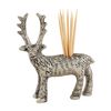 Mud Pie Deer Body Holder TOOTHPICKS, Silver