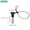 M METERXITY 2Pcs Ball Locking Pins 10mm Dia 25mm Usage Length Push-Button Quick Release Pin