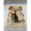 Hello Fall Cat Decorative Yard Flag ￼