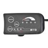 LCD Display Panel, Electric 810 LED Display LCD Panel with 5 Wire Cable Control Panel for Electric Bike E Scooter Ball Head