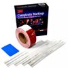 3M Scotchlite Red & White Conspicuity DOT Tape - Model# 06398