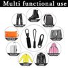 15Pcs Spare Zipper Pulls, Universal Zip Puller Replacement, Zipper Pull Replacement, Removable Zip Pulls for Purse, Clothes, Jeans, Suitcase, Luggage, Backpacks, Jackets (Black)