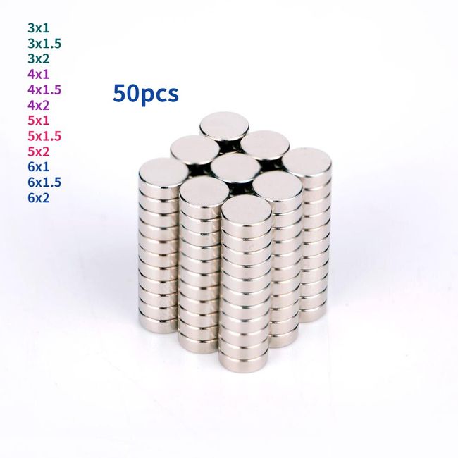 Mini Small N35 Round Magnet 6x1mm NdFeB Magnet Super Strong Powerful Magnets