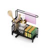 Bridgify Sponge Holder - Kitchen Sink Caddy, Soap Dispenser & Storage Essentials