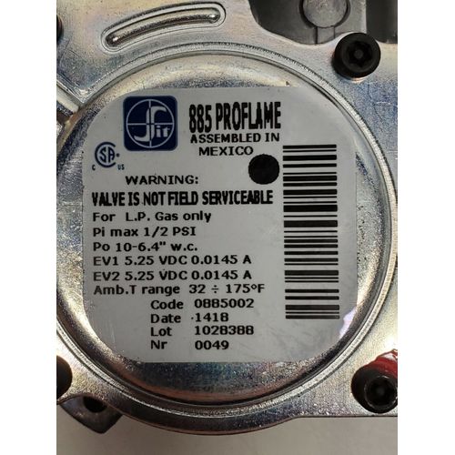 SIT Proflame 885 Modulating Valve 0885002 Propane Gas Logs Fireplace