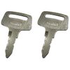 Two (2) Heavy Equipment Ignition Keys # 54 Fits Kubota Tractor