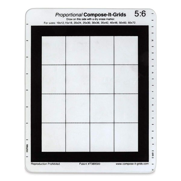 Compose-It Grid 5:6 8×10" - Clear