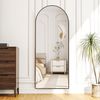 Full Length Mirror with Stand 59"x16" Leaning Mirror Hanging Wall Mounted Mirror