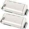 2-Pack Adjustable Air Vent Deflector Transparent 9”-15” for Various Registers