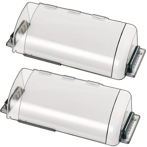 2-Pack Adjustable Air Vent Deflector Transparent 9”-15” for Various Registers