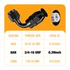 SYKRSS 8AN PTFE 90 Degree Hose End Fitting Aluminum