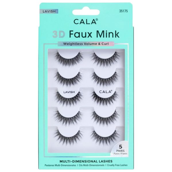 3D FAUX MINK LASHES: LAVISH (5 PACK)