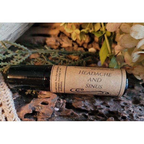 HEADACHE AND SINUS ESSENTIAL OIL ROLLER BOTTLE