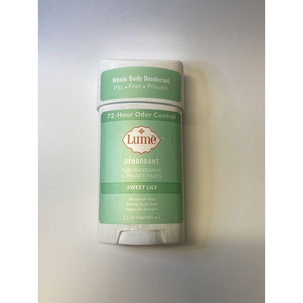 NEW Lumē Whole Body Deodorant Cream Stick 2.2oz Sweet Lily - Discontinued Sealed