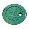 VALVE BOX LID RND GRN 6"