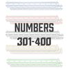 Barska Labeled Key Shelves with 301-400 Numbered Hooks for Key Cabinets