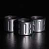 NDZ Performance 1/2x28 Thread Protector Anodized Aluminum with O-Ring, Alternating Oval in Red
