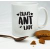 Hippowarehouse Crazy ant Lady Printed Mug Cup Ceramic 10oz