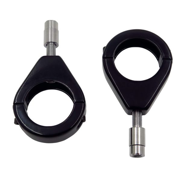 HTTMT 39mm Fork Turn Signal Indicator Light Relocation Bracket Clamps Mount Compatible with H-D