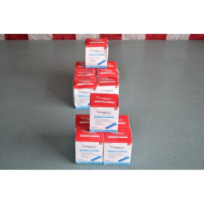 1200 Cardinal Universal Diabetic Lancets 30 Gauge Exp 2024 Ships FREE