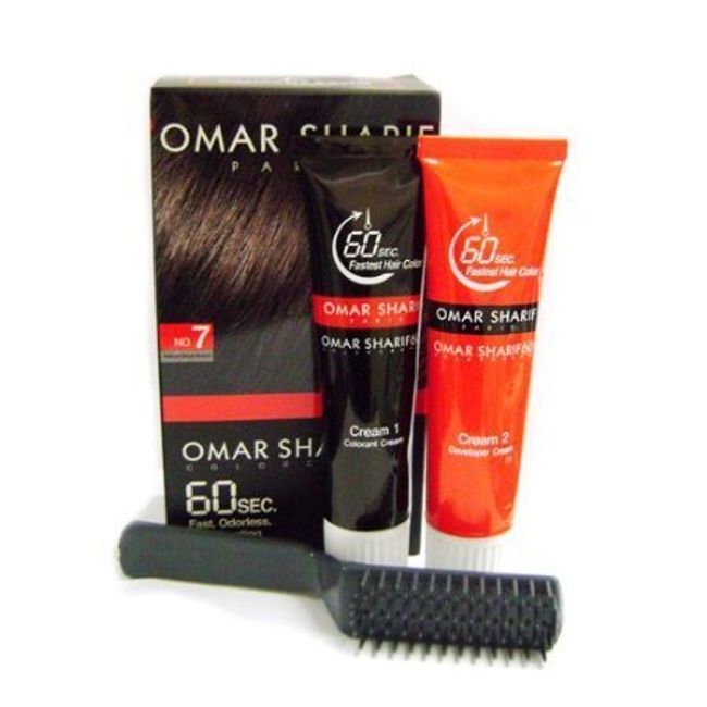 Omar Sharif 60sec Color Cream #7 Black Brown