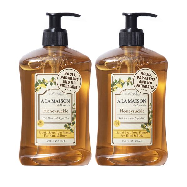 A LA MAISON Soap Liq Frnch Hnysckle 2 pack