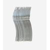 Pooja Bazar Disposable Plastic Forks - Silver (100 Pack)
