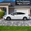 BOGAR TECH DESIGNS Side Window Chrome Delete Overlay Compatible with Chevrolet Cruze 2016-2019, Gloss Black