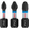 Bosch 3X PRO Phillips Impact Bit (96 x 50 mm, Professional Accessory Screwdriver, Screwdriver)
