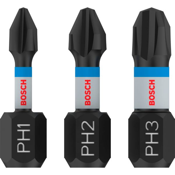 Bosch 3X PRO Phillips Impact Bit (96 x 50 mm, Professional Accessory Screwdriver, Screwdriver)