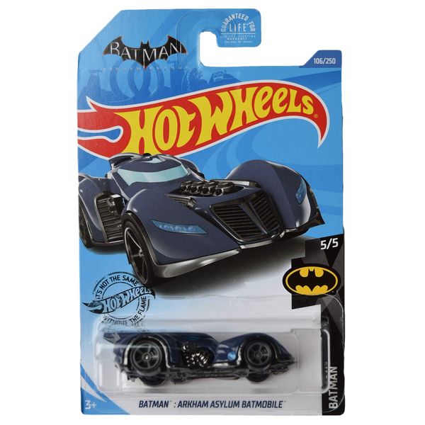 Hot Wheels Treasure Hunt Arkham Asylum Batmobile 106/250, Dark Blue