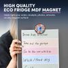 1 x Round MDF Magnet - Earth Globe Flags Map Travel 9307