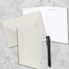 A5/C5 sets, two colourful cards with envelope and insert 10 Sets 22-naturweiss