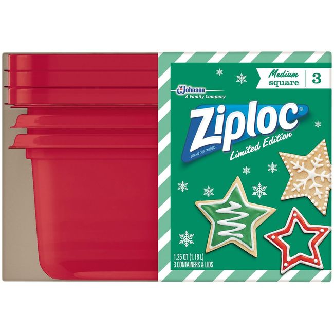 Ziploc Containers & Lids, Square, Medium, Shop