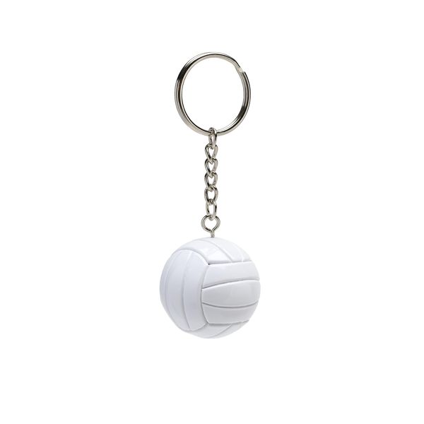 Tandem Sport Volleyball Key Chain - Mini Volleyball On Key Ring - Volleyball Keychain for Backpacks, Gym Bags, Purses - Volleyball Themed Party Supplies - Gift for Volleyball Players