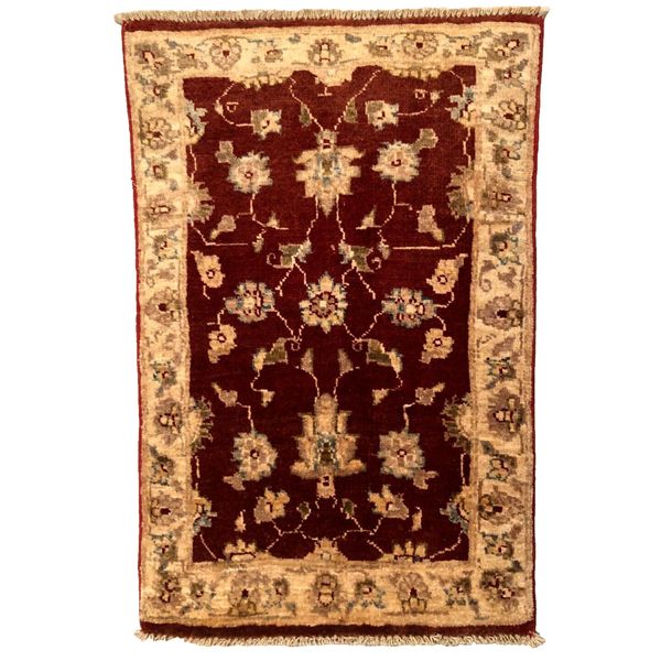 84 x 55 cm | Vintage Handmade Afghan Carpet Door Mat, Small Oriental Wool Rug