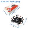FREENOVE Hexapod Robot Kit (Compatible with Arduino IDE), App Remote Control, Walking Crawling Twisting Servo STEM Project