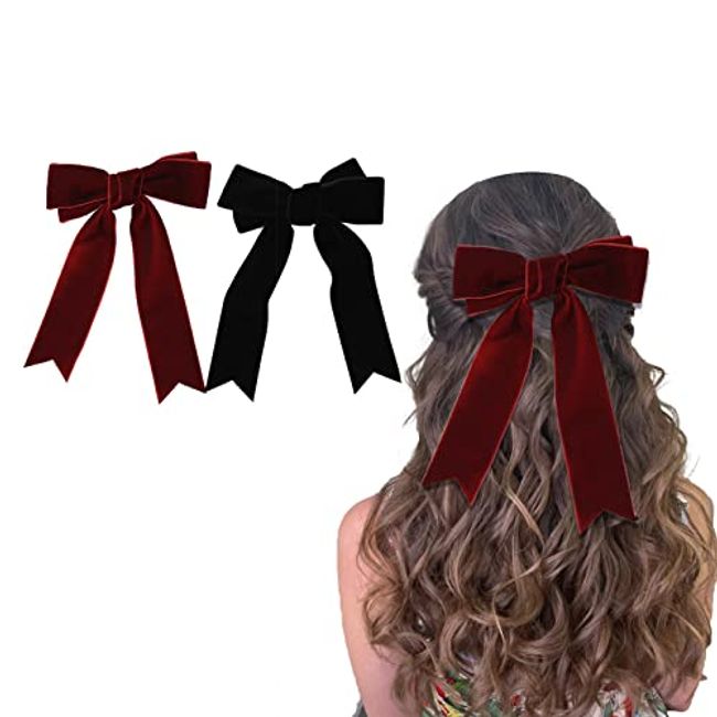 Red Hair Bow Hair Bows, Bows, Hair Clips, Hair Bows for Girls