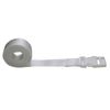 Benristraps 25mm Webbing Strap with Quick-Release Buckle (white, 2 metres)