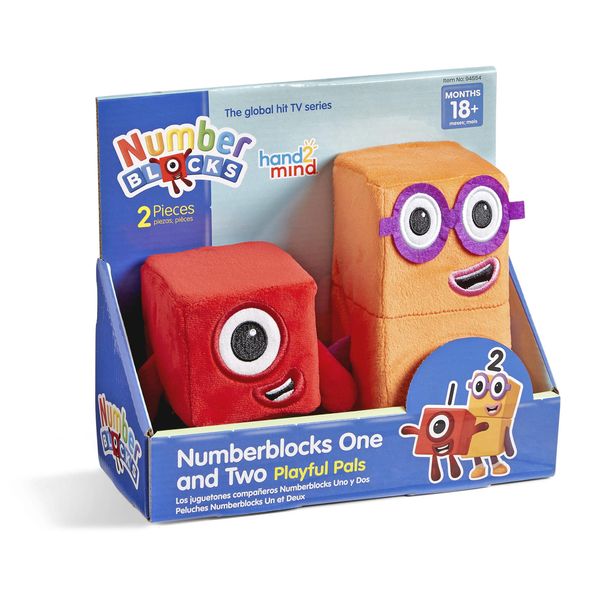 Learning Resources NumberBlocks 94554 One & Two Character Plush Toy