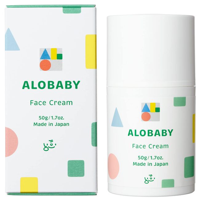 Arobaby Face Cream, 1.8 oz (50 g), Unscented, Additive-Free, Organic, Baby, Moisturizing, Face, Mouth (1 Piece)