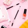 2 Piece Angled Eyebrow Brush, Eye Brow Tint Brush Flat with Angled Tip Eyeshadow Brushes Eye Makeup Brush