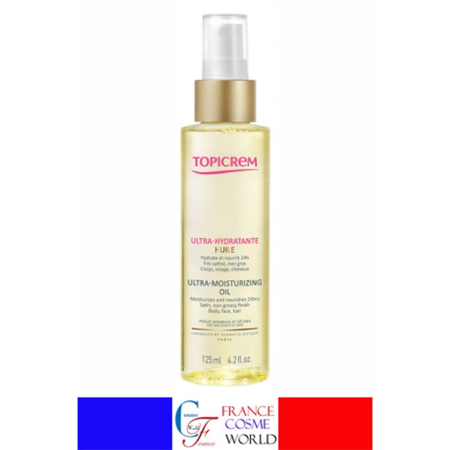 TOPICREM Moisturizing Oil - 125ml Super Moisturizing Oil Best Selling in Europe and America Avène La Roche Posay Bioderma Overseas Mail Order