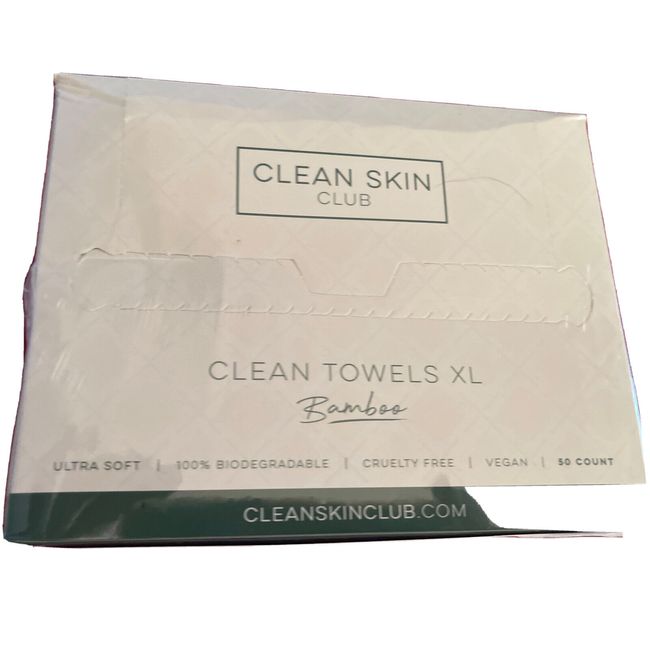 Clean Skin Club Clean Towels XL Bamboo 50ct — Frends Beauty