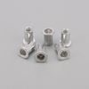 Unxuey 100PCS M4 Rivet Nuts Aluminium Alloy Knurled Flat Head Rivnuts Threaded Insert Rivet Nut