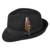 Jaxon & James Detroit Trilby Hat - Black M