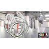 Floor To Ceiling BALL Flexible/Cord Replacement Straps 1 Pair (Top & Bottom) Black/White