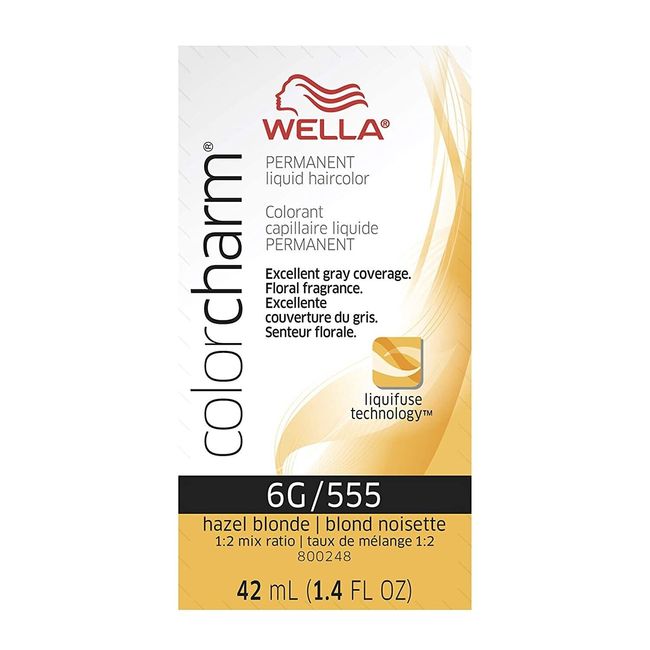 Wella Color Charm Liquid Haircolor 555 Hazel Blonde 1.4 oz - 12 PACK