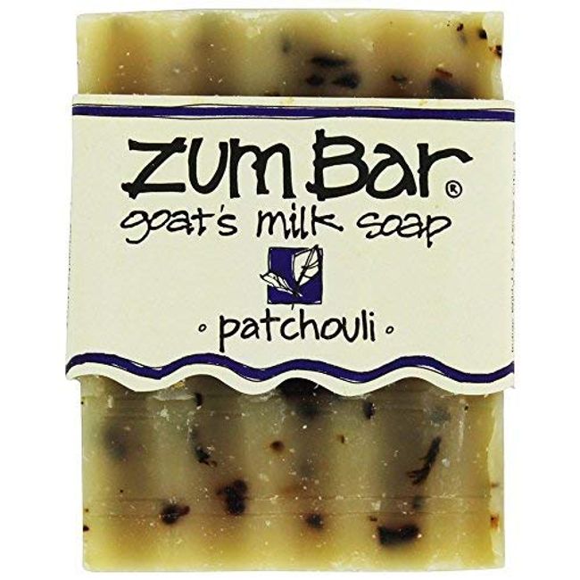 Indigo Wild Zum Bar Goat's Milk Soap, Patchouli - 5 Count (Pack of 1)