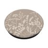 Summer wild flower pattern design flowers on light brown sand beige popSockets with interchangeable PopGrip